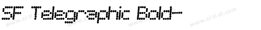 SF Telegraphic Bold字体转换